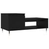 vidaXL Couchtisch Schwarz 100x50x45 cm Holzwerkstoff