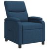 vidaXL Liegesessel Blau Stoff