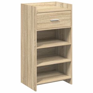 vidaXL Schuhschrank Sonoma-Eiche 48 x 36 x 92 cm Holzwerkstoff