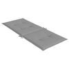 vidaXL Gartenstuhlauflagen f&uuml;r Hochlehner 4 Stk. Grau 120x50x3cm Stoff