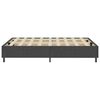 vidaXL Boxspring-Bettgestell Grau Stoff 140x200 cm