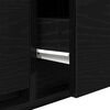 vidaXL TV-Schrank Schwarz Eichen-Optik 60x31x25,5 cm Holzwerkstoff