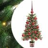 vidaXL Weihnachtsbaum mit 150 LEDs mit St&auml;nder Gr&uuml;n 65 cm PE
