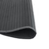 vidaXL Teppich Rund Grau 60 cm Bambus
