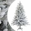 vidaXL K&uuml;nstlicher klappbarer Weihnachtsbaum 120 cm PVC und Metall