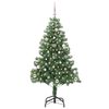 vidaXL Weihnachtsbaum mit 150 LEDs mit St&auml;nder Gr&uuml;n 150 cm PVC