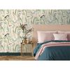 DUTCH WALLCOVERINGS Tapete Flamingo Creme und Mintgrün