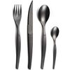 Lou Laguiole 16-tlg. Besteck-Set Jet Stonewash Schwarz