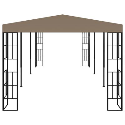 vidaXL Pavillon 6x3 m Taupe