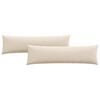 vidaXL Sofakissen 2 stk. Stoff Beige 145 x 40 cm
