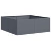 vidaXL Pflanzk&uuml;bel Anthrazit 80x80x30 cm Stahl