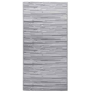 vidaXL Outdoor-Teppich ARAKIL Grau 160x230 cm PP