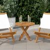 vidaXL Tischplatte 50x50x2,5 cm Achteckig Massivholz Teak