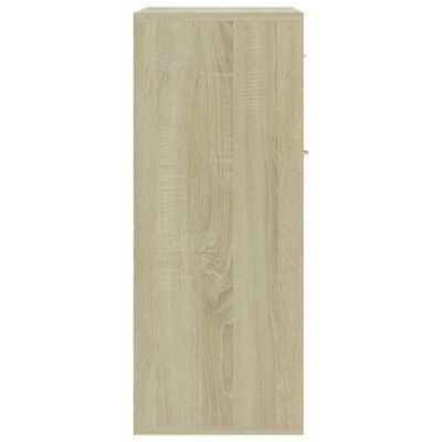 vidaXL Sideboard Sonoma-Eiche 60x30x75 cm Holzwerkstoff