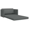 vidaXL Schlafsofa 110cm Dunkelgrau Stoff