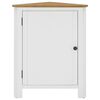 vidaXL Eckschrank 59x45x80 cm Massivholz Eiche