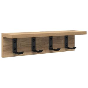 vidaXL Wandmontierter nachttisch Wandhalterung Artisan-Eiche
