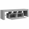 vidaXL TV-Schrank mit LED-Leuchten Grau Sonoma 140x36,5x40 cm