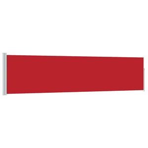 vidaXL Ausziehbare Seitenmarkise 120&times;500 cm Rot