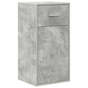 vidaXL Sideboard mit Schubladen Beton Grau 38 x 34 x 75 cm