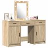 vidaXL Schminktisch mit Speicher Braun 50 x 41 x 135 cm Holzwerkstoff