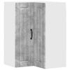 vidaXL Wand-Eckschrank LUCCA Betongrau 57 x 57 x 80 cm Holzwerkstoff