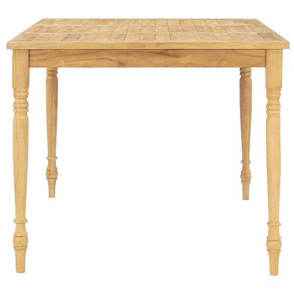 vidaXL 5-tlg. Garten-Essgruppe Massivholz Teak