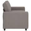 vidaXL 2-Sitzer-Sofa Taupe 180x77x82 cm Stoff