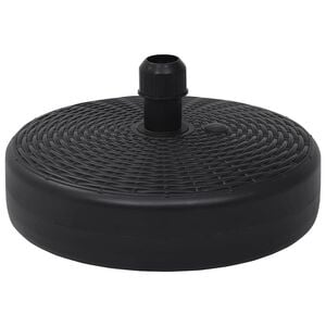 vidaXL Sonnenschirmst&auml;nder Sand/Wasser 24 L Schwarz