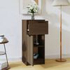 vidaXL Sideboard Braun Eichen-Optik 30x30x70 cm Holzwerkstoff