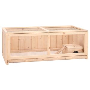 vidaXL Hamsterk&auml;fig 104x52x38 cm Massivholz Tanne