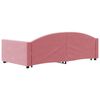 vidaXL Tagesbett Ausziehbar Rosa 100x200 cm Samt