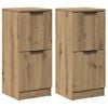vidaXL Sideboards 2 Stk. Artisan-Eiche 30x30x70 cm Holzwerkstoff