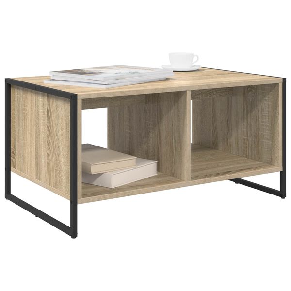 vidaXL Couchtisch Sonoma 80 x 50 x 40 cm Holzwerkstoff