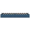 vidaXL Ottoman-Bett ohne Matratze Blau 90x190 cm Stoff