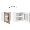 vidaXL K&uuml;chenschrank 2 pcs Artisan-Eiche 40 x 31 x 40 cm Holzwerkstoff