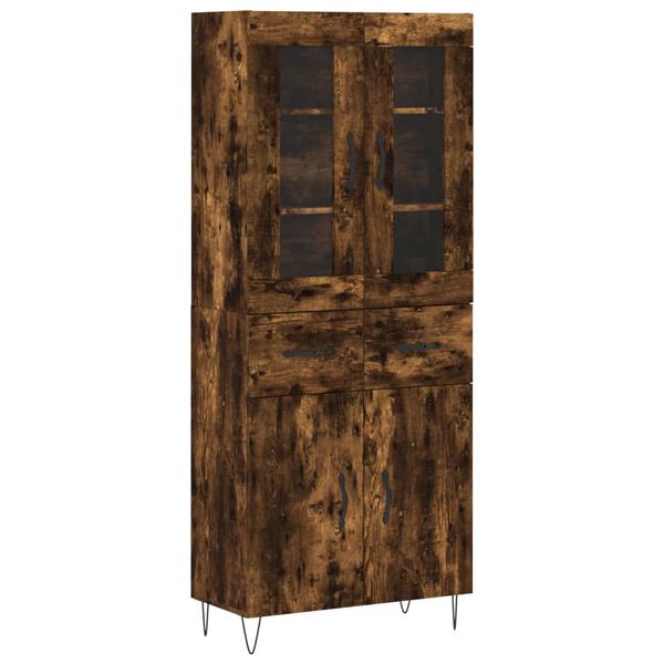 vidaXL Highboard R&auml;uchereiche 69,5x34x180 cm Holzwerkstoff