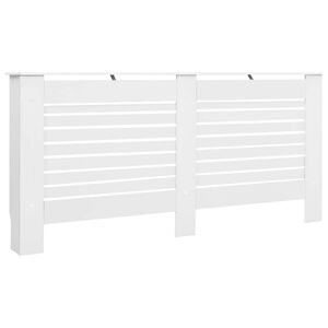 vidaXL Heizk&ouml;rperabdeckung Wei&szlig; 172&times;19&times;81,5 cm MDF