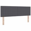 vidaXL Kopfteil Dunkelgrau 160 cm Cordstoff