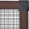 Insektengitter für Fenster 130 x 150 cm braun