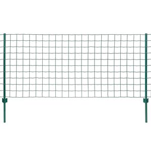 vidaXL Metallzaun Stahl 20 x 1,5 m Gr&uuml;n