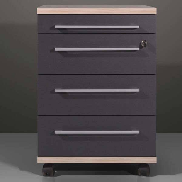 Germania Rollschrank Duo 42&times;45&times;60 cm Anthrazit