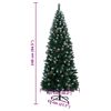 vidaXL K&uuml;nstlicher Weihnachtsbaum 300 LEDs 240 cm