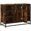 vidaXL Waschbeckenunterschrank R&auml;uchereiche 80x33x60 cm Holzwerkstoff