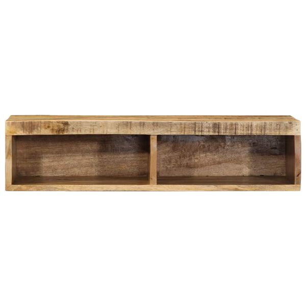 vidaXL TV-Wandschrank 80x30x19 cm Raues Mangoholz