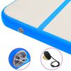 vidaXL Aufblasbare Gymnastikmatte mit Pumpe 600x100x15 cm PVC Blau