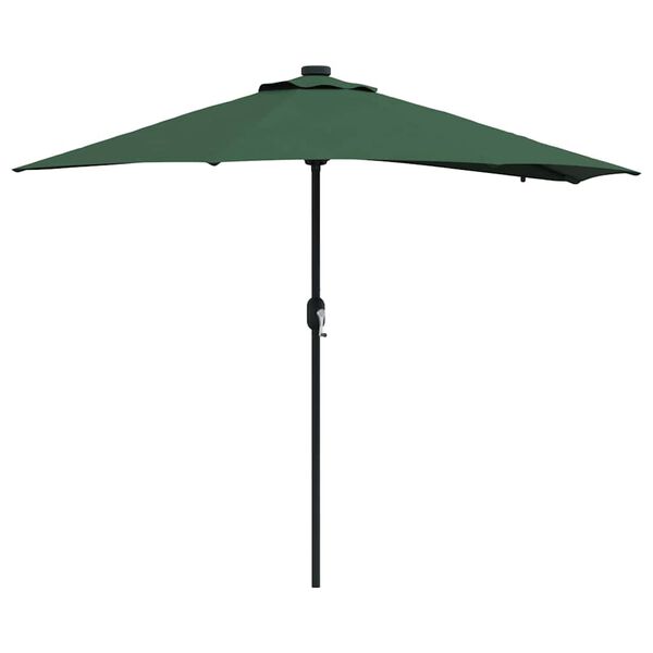 vidaXL Gartenparasol Grün 294 x 150 x 223 cm Stoff