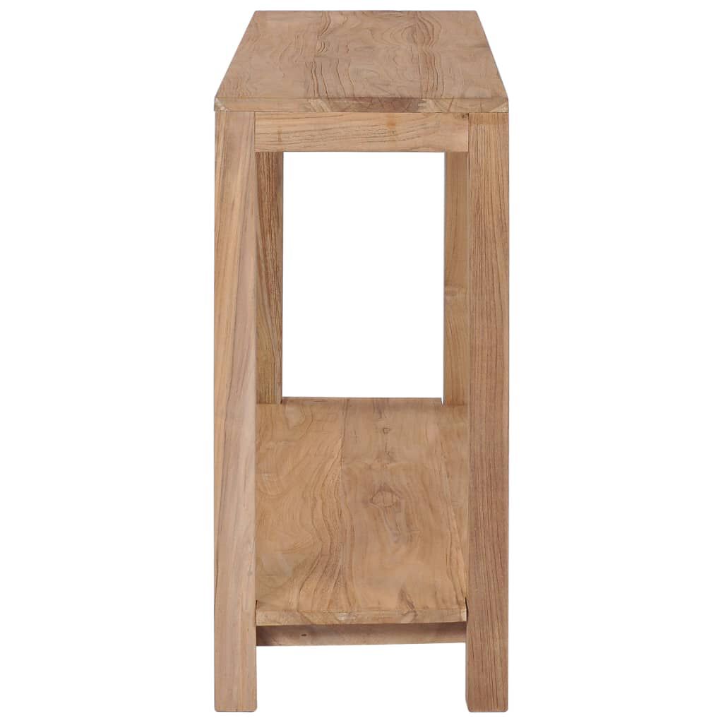 Konsolentisch Aus Recyceltem Teakholz, 86x31x74 Cm - Mit 3 Schubladen, Handgefertigt