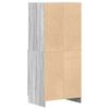 vidaXL K&uuml;chenschrank Grau Sonoma 57x41,5x131,5 cm Holzwerkstoff