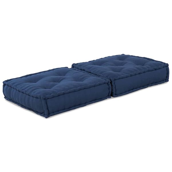 vidaXL Modulare Sofagarnitur Indigo 70 x 70 x 36 cm Stoff